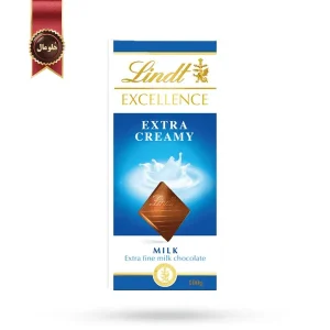 شکلات تخته ای شیری لینت اکسلنس مدل Extra Creamy وزن 100 گرم