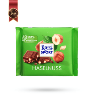 شکلات تخته ای ریتر اسپرت Ritter sport مدل فندق Hazelnuts وزن 100 گرم