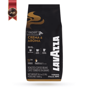 دانه قهوه لاوازا اکسپرت lavazza expert مدل کرما اند آروما Crema & aroma یک کیلویی