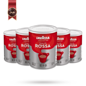 6 عدد پودر قهوه قوطی لاوازا lavazza مدل کوالیتا روسا Qualita Rossa وزن 250 گرم