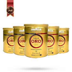 6 عدد پودر قهوه قوطی لاوازا lavazza مدل کوالیتا اورو طلایی Qualita ORO وزن 250 گرم
