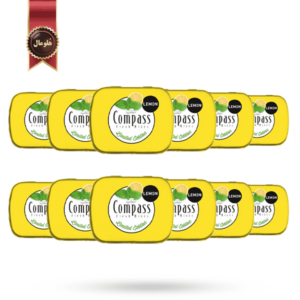 12 عدد قرص خوشبوکننده دهان کامپس compass مدل لیمو Lemon