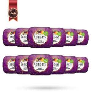 12 عدد قرص خوشبوکننده دهان کامپس compass مدل انبه و پشن فروت Mango passion fruit