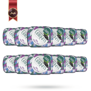 12 عدد قرص خوشبوکننده دهان کامپس compass مدل توت سیاه black currant