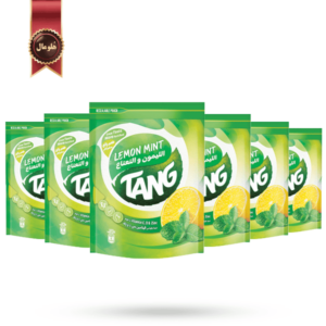 6 بسته پودر شربت تانج tang مدل لیمو نعنا lemon mint وزن 375 گرم
