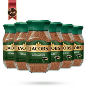 6 عدد قهوه فوری جاکوبز Jacobs مدل مونارک monarch وزن 100 گرم (اورجینال)
