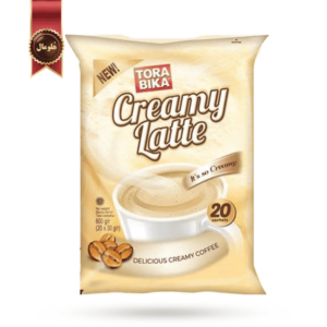 کافی میکس تورابیکا torabika مدل کرمی لاته creamy latte پک 20 ساشه ای (اورجینال)