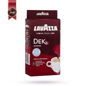 پودر قهوه لاوازا lavazza مدل دک اینتنسو Dek intenso وزن 250 گرم