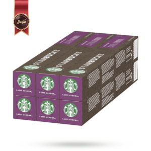 6 بسته کپسول قهوه استارباکس starbucks مدل caffe verona پک 10 تایی
