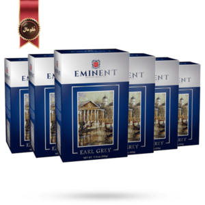 6 بسته چای امیننت eminent مدل ارل گری earl grey وزن 500 گرم