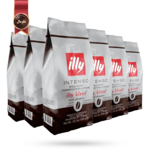 6 بسته قهوه ایلی illy مدل اینتنسو Intenso یک کیلویی