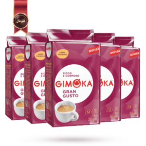 6 عدد پودر قهوه جیموکا gimoka مدل گرن گوستو gran gusto وزن 250 گرم