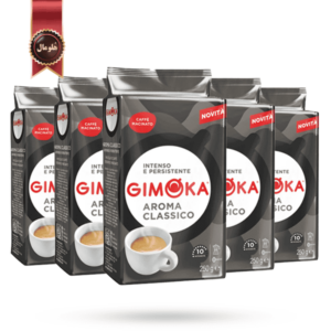 6 عدد پودر قهوه جیموکا gimoka مدل آروما کلاسیکو aroma classico وزن 250 گرم