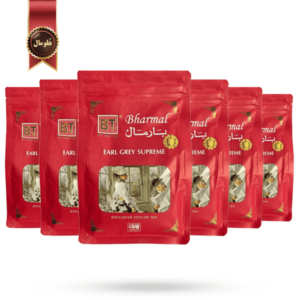 6 بسته چای بارمال bharmal مدل ارل گری درجه یک earl grey supreme وزن 250 گرم