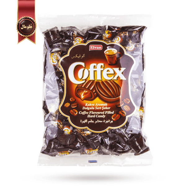 آبنبات قهوه الوان elvan مدل کافکس coffex وزن 700 گرم