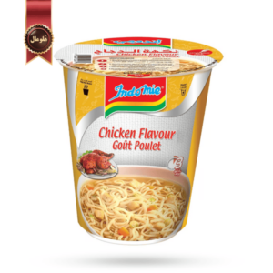 نودل لیوانی اندومی indomie مدل مرغ Chicken وزن 60 گرم