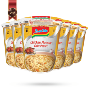 6 عدد نودل لیوانی اندومی indomie مدل مرغ chicken وزن 60 گرم