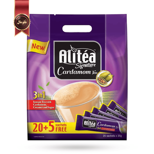 چای علی تی Alitea مدل هلدار cardamom پک 25 ساشه ای