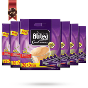 6 بسته چای علی تی Alitea مدل هلدار cardamom پک 25 ساشه ای