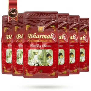6 بسته چای بارمال bharmal مدل ارل گری درجه یک earl grey supreme وزن 500 گرم