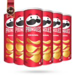 6 عدد چیپس پرینگلز pringles مدل اورجینال original وزن 165 گرم
