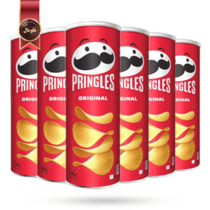 6 عدد چیپس پرینگلز pringles مدل اورجینال original وزن 165 گرم