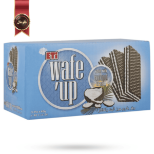 24 عدد ویفر ویف آپ Wafe up مدل کرم نارگیل coconut cream وزن 30 گرم