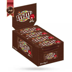 24 عدد اسمارتیز ام اند امز M&M'S مدل شکلاتی chocolate وزن 45 گرم