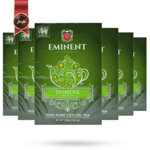 6 عدد چای امیننت eminent مدل چای سبز یاسمین jasmine green tea وزن 200 گرم