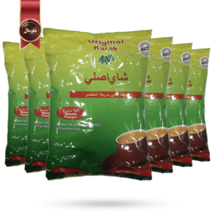 6 بسته چای کرک اصلی original karak مدل طعم ماسالا masala flavour یک کیلویی