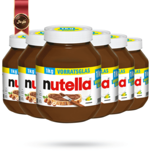 6 عدد شکلات صبحانه نوتلا nutella آلمانی یک کیلویی