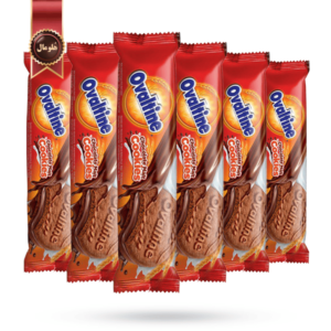 6 عدد کوکی اوالتین ovaltine مدل مالت شکلاتی chocolate malt وزن 130 گرم