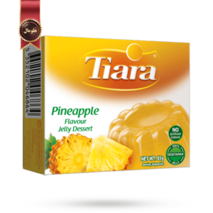 6 عدد پودر ژله تیارا tiara طعم آناناس Pineapple وزن 85 گرم