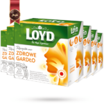 6 بسته دمنوش کیسه ای هرمی لوید LOYD مدل مراقبت گلو support throat پک 20 تایی