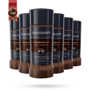 6 عدد قهوه فوری دیویدوف Davidoff مدل اسپرسو 57 espresso وزن 100 گرم