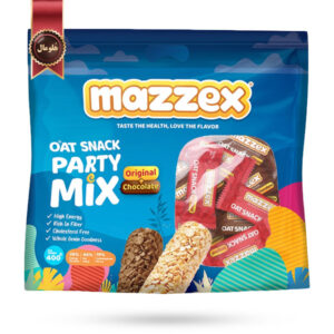 شکلات غلات اوت پارتی میکس Oats party mix مدل mazzex وزن 400 گرم