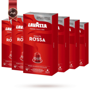 6 بسته کپسول قهوه لاوازا lavazza مدل کوالیتا روسا qualita rossa پک 10 تایی