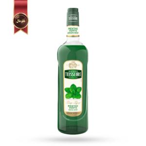 سیروپ تیزر Teisseire Syrup مدل نعنا سبز Menthe verte وزن 700 گرم