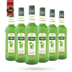 6 عدد سیروپ تیزر Teisseire Syrup مدل موهیتو mojito وزن 700 گرم