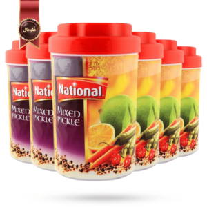 6 عدد ترشی میکس ناسیونال Pickled mix national یک کیلویی