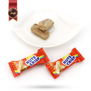 آب نبات بادام زمینی اسفنجی یینگ پی مدل آجیل ترد yingpai nuts crisp وزن 300 گرم (اورجینال)