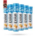 6 بسته قرص جوشان ایوام evam مدل کلسیم Calcium