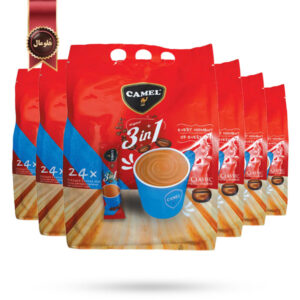 6 بسته کافی میکس سه‌ در‌ یک کمل Camel Original 3 in 1 Coffee Mix پک 24 ساشه ای