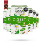 6 بسته چای گیاهی احمد Ahmad Tea مدل گوارشی Digest پک 20 تایی