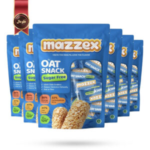 6 بسته شکلات غلات اوت چوکو بدون شکر Oat choco مدل mazzex وزن 120 گرم