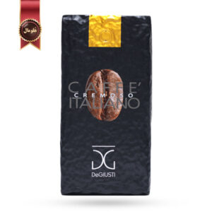 دانه قهوه دیجوستی DeGiusti مدل کرموسو Cremoso یک کیلویی