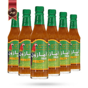 6 عدد سس آمازون Amazon مدل تند و شیرین Hot and Sweet حجم 90 گرم