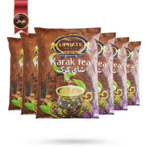 6 بسته چای کرک آپدیت update مدل زعفران Saffron وزن 500 گرم