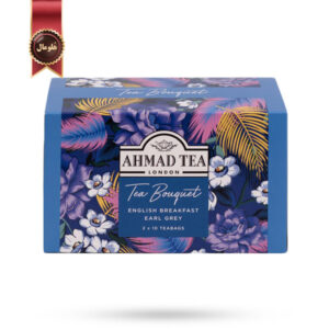 چای کیسه‌ای احمد Ahmad Tea مدل گلچینی از چای‌های معطر و اصیل Tea Bouquet پک 20 تایی