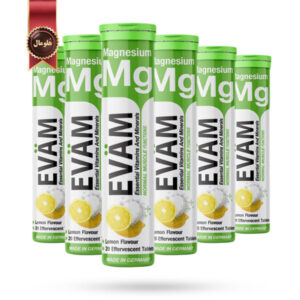 6 بسته قرص جوشان ایوام evam مدل منیزیم Magnesium